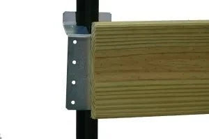 Vertical T - Post Bracket - 3" - Powerflex