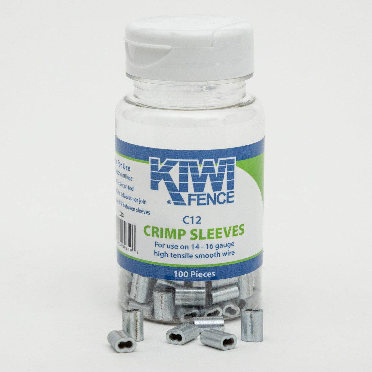 Crimp Sleeves C12 (14-16 ga. Smooth) 100 pk | Powerflex