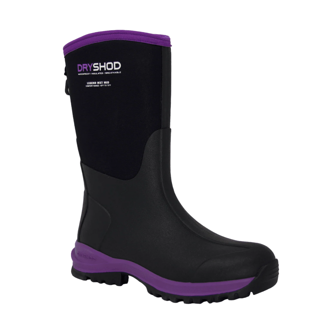 Dryshod - Women's Legend MXT Mid Boots - Purple - Powerflex
