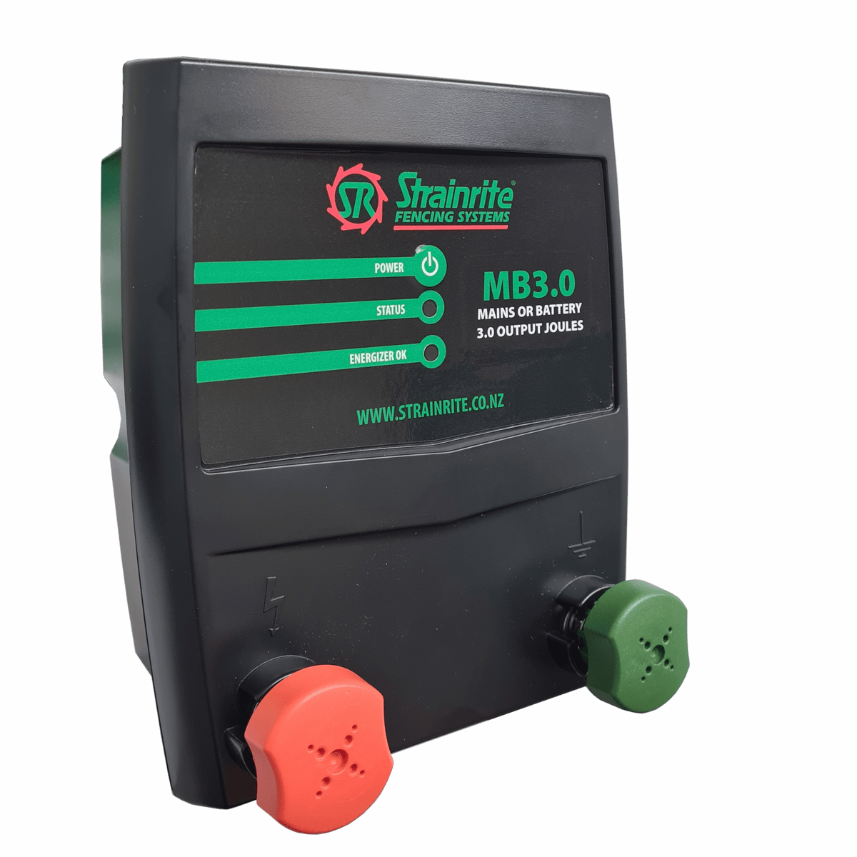Strainrite MB3 IP Energizer — 3.0 Joule, Mains or Battery