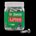 Strainrite - 100pk Crimp - 12 1/2 gauge