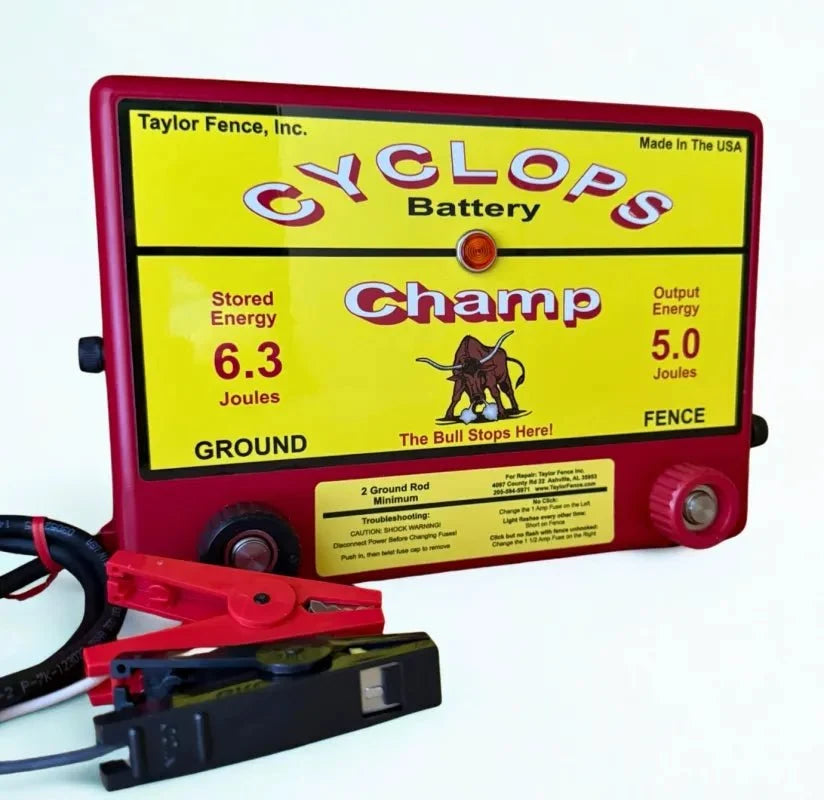Cyclops CHAMP Battery 5 Joule DC Energizer - genuine unit photo