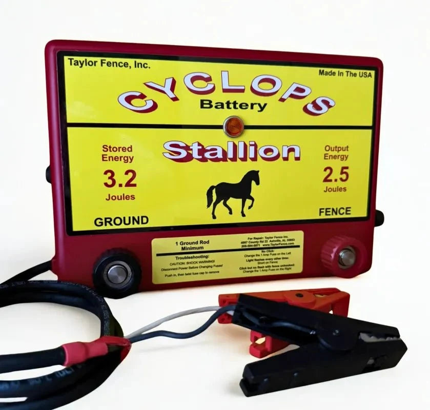Cyclops STALLION Battery 2.5 Joule DC Energizer - genuine unit photo