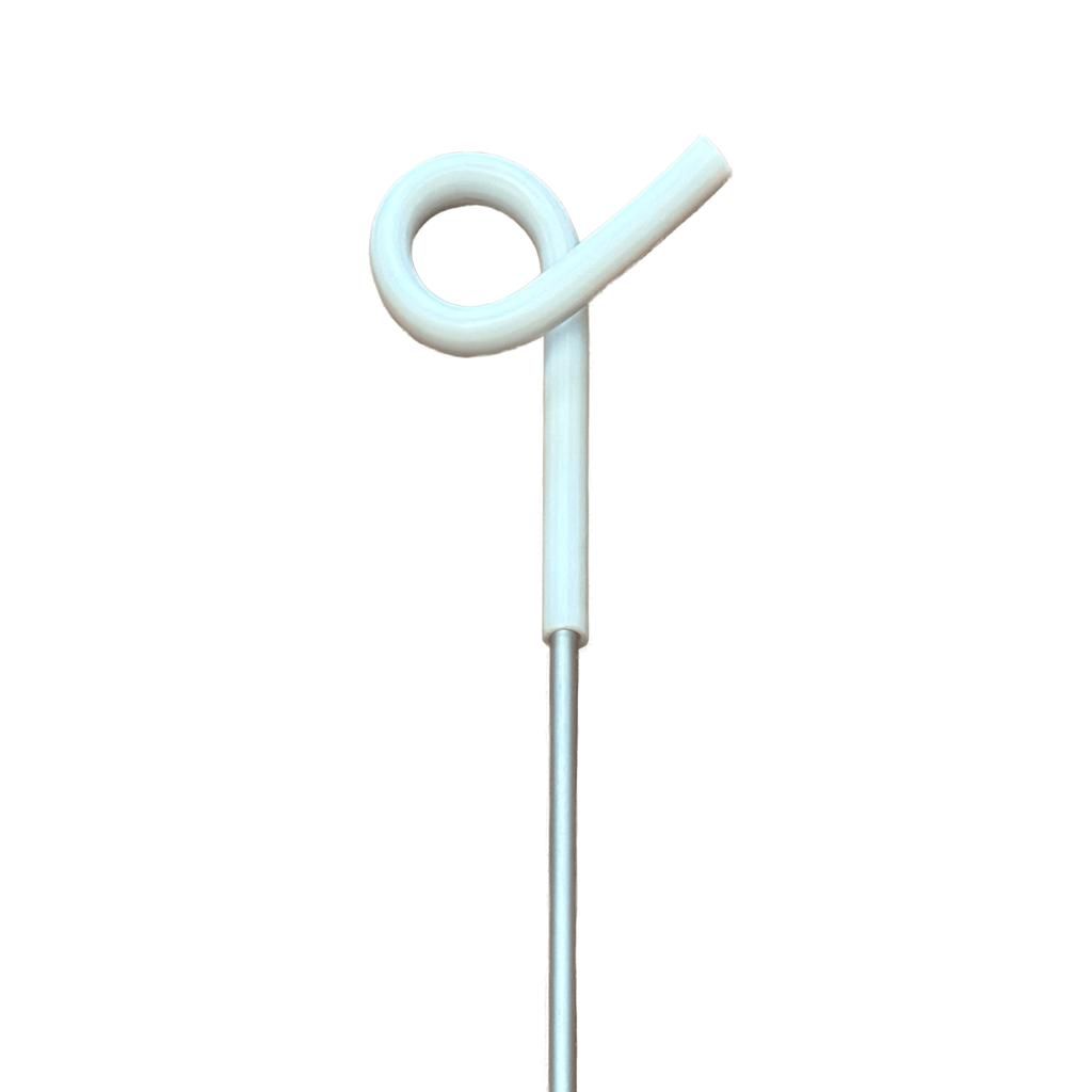 Powerflex Pig Tail Step-In Post white loop top