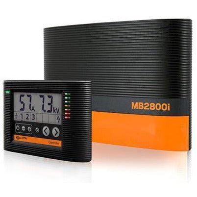 Gallagher MBS2800i Fence Energizer 
28 stored / 15.5 Output joule. 
Energizer Controller included. 
With Remote / Fault Finder | Powerflex