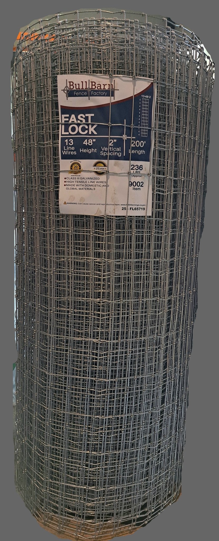 Woven Wire 12.5g Fast Lock Hi Tensile 13/48/2, 200'